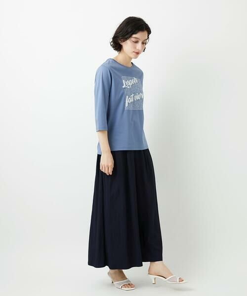 Maison de CINQ / メゾン ドゥ サンク カットソー | スムースジャージーロゴ刺繍カットソー | 詳細17