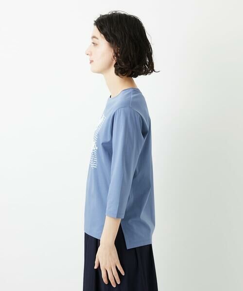 Maison de CINQ / メゾン ドゥ サンク カットソー | スムースジャージーロゴ刺繍カットソー | 詳細4