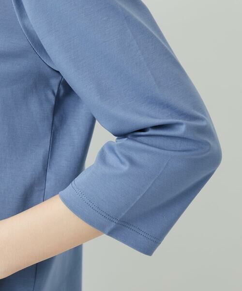 Maison de CINQ / メゾン ドゥ サンク カットソー | スムースジャージーロゴ刺繍カットソー | 詳細8