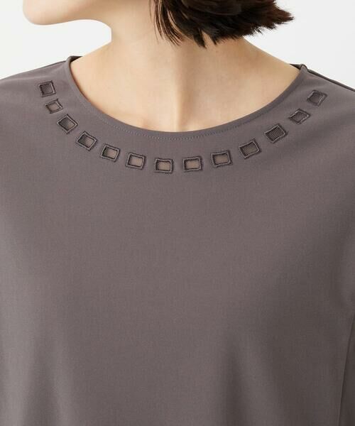 Maison de CINQ / メゾン ドゥ サンク カットソー | [セットアップ対応]ドライタッチジャージーセミフレアプルオーバー | 詳細10