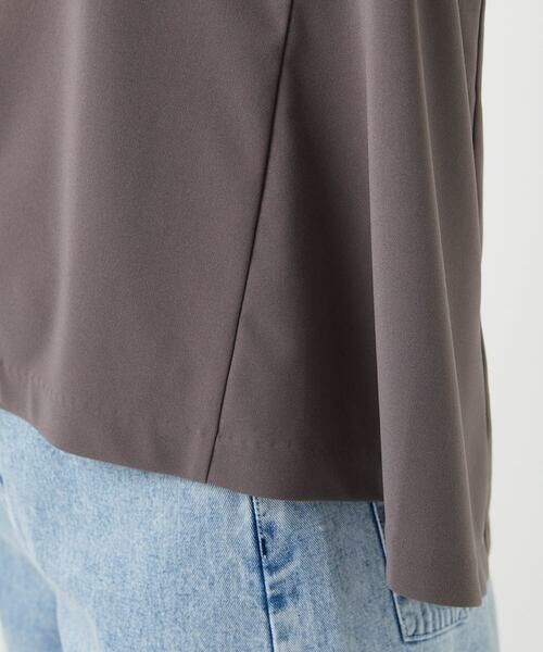 Maison de CINQ / メゾン ドゥ サンク カットソー | [セットアップ対応]ドライタッチジャージーセミフレアプルオーバー | 詳細12