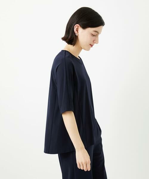 Maison de CINQ / メゾン ドゥ サンク カットソー | [セットアップ対応]ドライタッチジャージーセミフレアプルオーバー | 詳細5