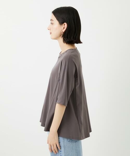 Maison de CINQ / メゾン ドゥ サンク カットソー | [セットアップ対応]ドライタッチジャージーセミフレアプルオーバー | 詳細8