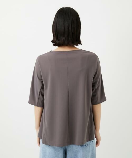 Maison de CINQ / メゾン ドゥ サンク カットソー | [セットアップ対応]ドライタッチジャージーセミフレアプルオーバー | 詳細9