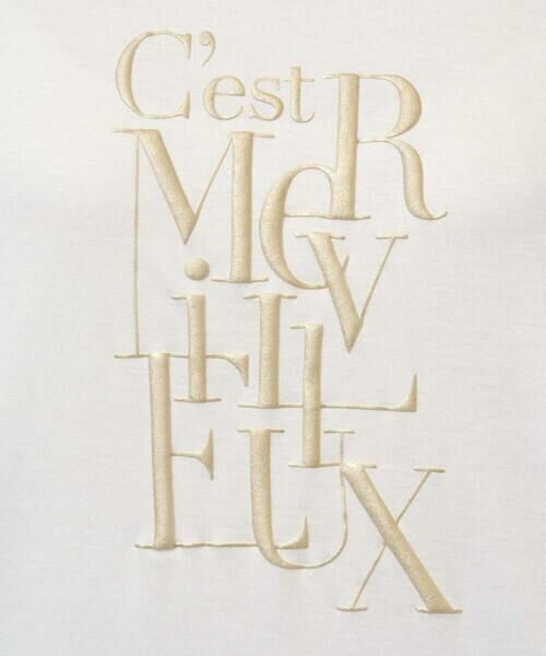 Maison de CINQ / メゾン ドゥ サンク カットソー | メタリックロゴプリント5分袖カットソー | 詳細10