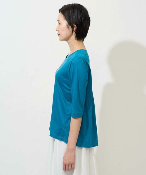 Maison de CINQ / メゾン ドゥ サンク カットソー | メタリックロゴプリント5分袖カットソー | 詳細4