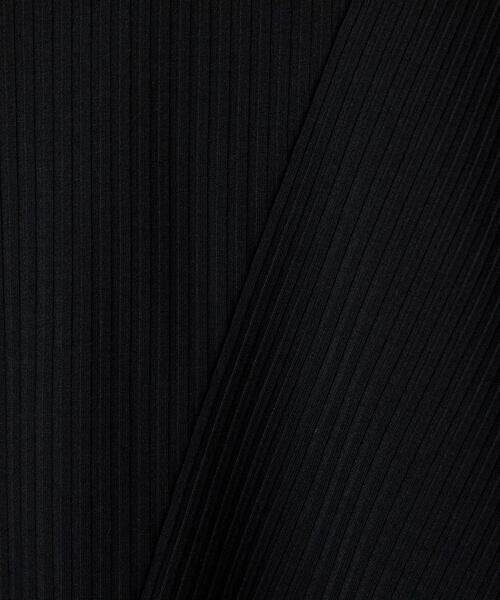 Maison de CINQ / メゾン ドゥ サンク カットソー | [日本製]バイヤスストレッチリブ5分袖カットソー | 詳細19