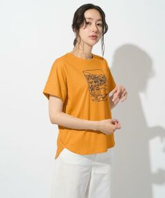 Maison de CINQ / メゾン ドゥ サンク カットソー | [接触冷感]ドライコットン刺繍カットソー