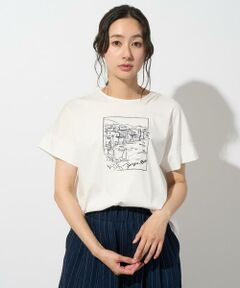 Maison de CINQ / メゾン ドゥ サンク カットソー | [接触冷感]ドライコットン刺繍カットソー