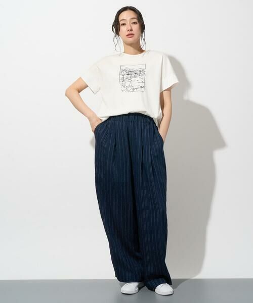 Maison de CINQ / メゾン ドゥ サンク カットソー | [接触冷感]ドライコットン刺繍カットソー | 詳細10