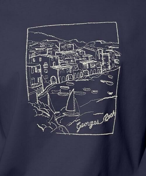 Maison de CINQ / メゾン ドゥ サンク カットソー | [接触冷感]ドライコットン刺繍カットソー | 詳細3