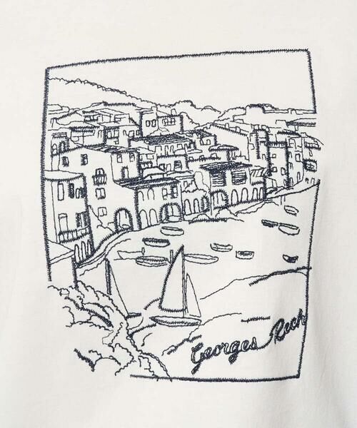 Maison de CINQ / メゾン ドゥ サンク カットソー | [接触冷感]ドライコットン刺繍カットソー | 詳細4