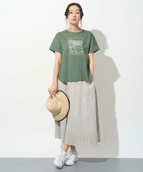 Maison de CINQ / メゾン ドゥ サンク カットソー | [接触冷感]ドライコットン刺繍カットソー | 詳細7