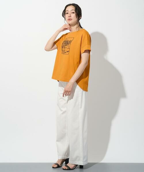 Maison de CINQ / メゾン ドゥ サンク カットソー | [接触冷感]ドライコットン刺繍カットソー | 詳細9