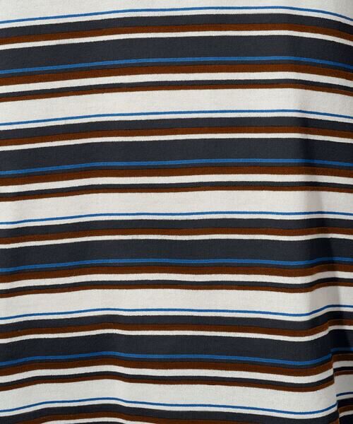 Maison de CINQ / メゾン ドゥ サンク カットソー | マルチボーダーポロシャツ | 詳細9