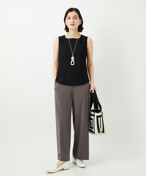 Maison de CINQ / メゾン ドゥ サンク カットソー | [日本製]2WAYリブタンクトップ | 詳細1