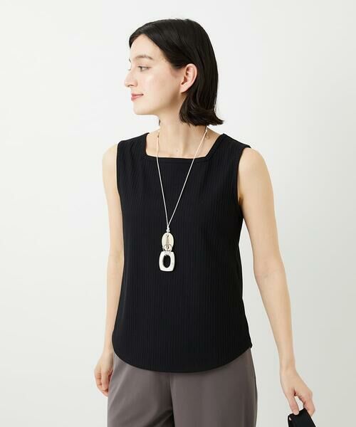 Maison de CINQ / メゾン ドゥ サンク カットソー | [日本製]2WAYリブタンクトップ | 詳細10