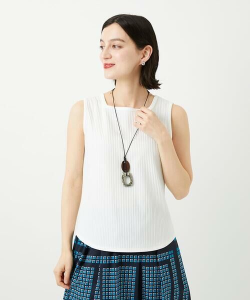 Maison de CINQ / メゾン ドゥ サンク カットソー | [日本製]2WAYリブタンクトップ | 詳細12