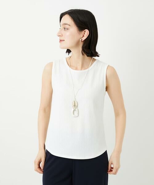 Maison de CINQ / メゾン ドゥ サンク カットソー | [日本製]2WAYリブタンクトップ | 詳細13