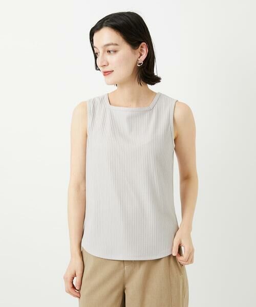 Maison de CINQ / メゾン ドゥ サンク カットソー | [日本製]2WAYリブタンクトップ | 詳細15