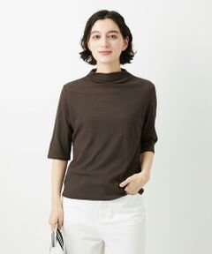 Maison de CINQ / メゾン ドゥ サンク カットソー | [日本製]ボトルネックセミシアーカットソー