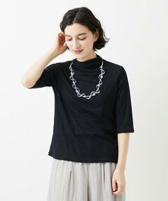 Maison de CINQ / メゾン ドゥ サンク カットソー | [日本製]ボトルネックセミシアーカットソー