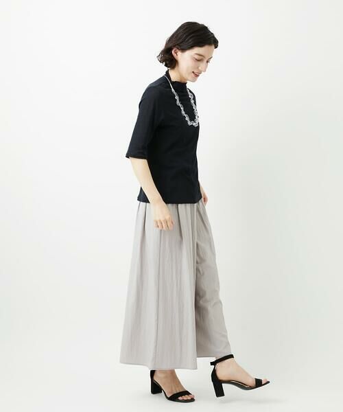 Maison de CINQ / メゾン ドゥ サンク カットソー | [日本製]ボトルネックセミシアーカットソー | 詳細14