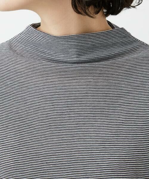 Maison de CINQ / メゾン ドゥ サンク カットソー | [日本製]ボトルネックセミシアーボーダーカットソー | 詳細5