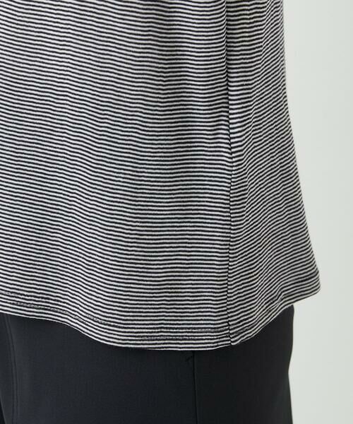 Maison de CINQ / メゾン ドゥ サンク カットソー | [日本製]ボトルネックセミシアーボーダーカットソー | 詳細7