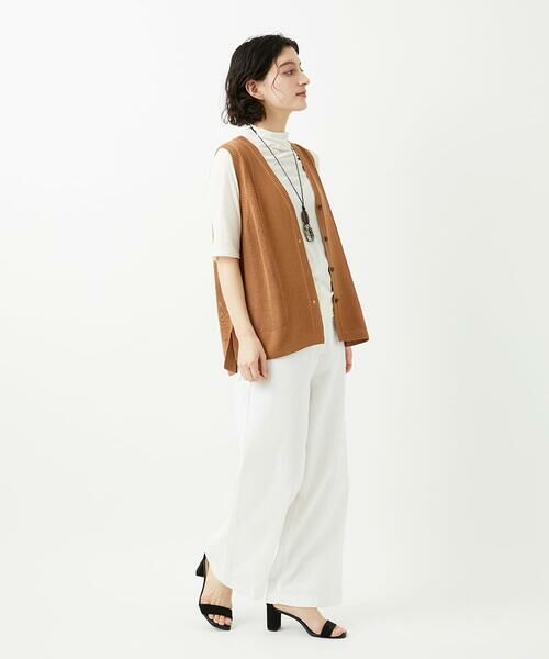 Maison de CINQ / メゾン ドゥ サンク チノ・ワークパンツ | イージーワイドデニムパンツ | 詳細4