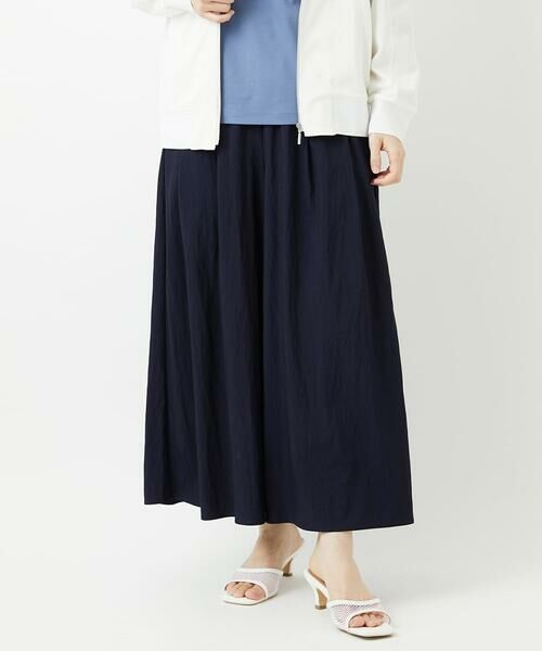 Maison de CINQ / メゾン ドゥ サンク その他パンツ | ナチュラルブロードガウチョパンツ（ネイビー）