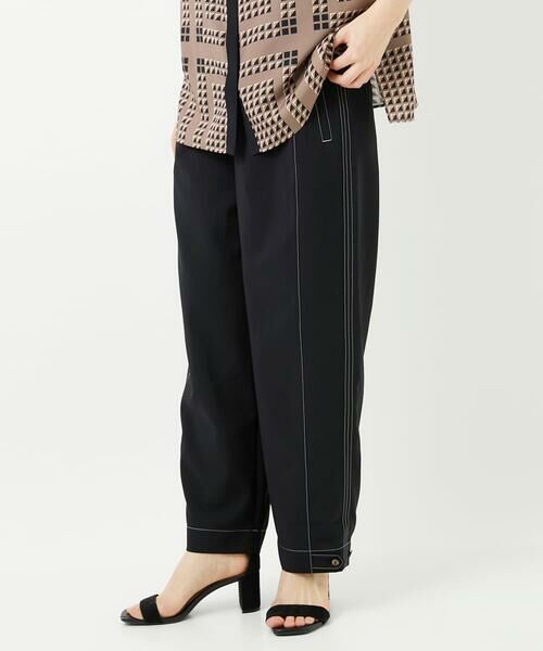 Maison de CINQ / メゾン ドゥ サンク その他パンツ | [セットアップ対応]ステッチワーク2WAYパンツ（ブラック）