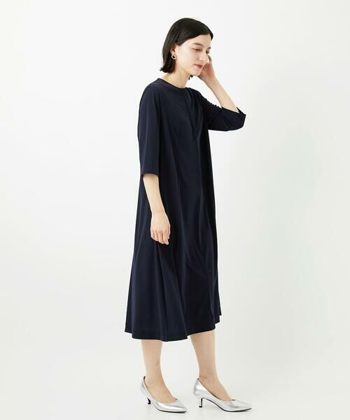 Maison de CINQ / メゾン ドゥ サンク ロング・マキシ丈ワンピース | ドライタッチジャージーフレアワンピース | 詳細2