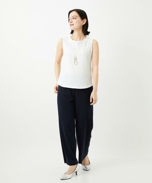 Maison de CINQ / メゾン ドゥ サンク チノ・ワークパンツ | [セットアップ対応]ドライタッチジャージーワイドストレートパンツ | 詳細11