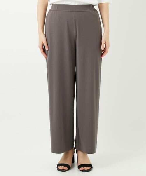 Maison de CINQ / メゾン ドゥ サンク チノ・ワークパンツ | [セットアップ対応]ドライタッチジャージーワイドストレートパンツ | 詳細15