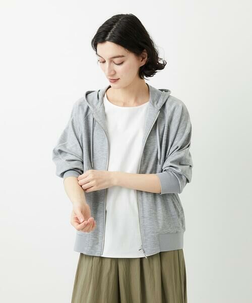 Maison de CINQ / メゾン ドゥ サンク パーカー | ラグランスリーブ8分袖パーカー | 詳細4