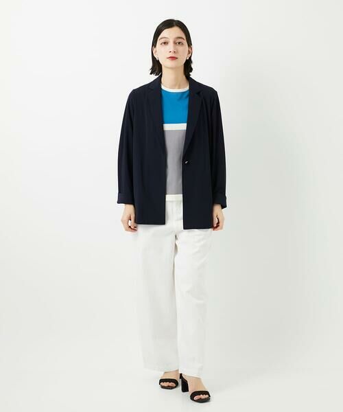 Maison de CINQ / メゾン ドゥ サンク テーラードジャケット | [セットアップ対応]ドライタッチジャージーテーラードジャケット | 詳細1