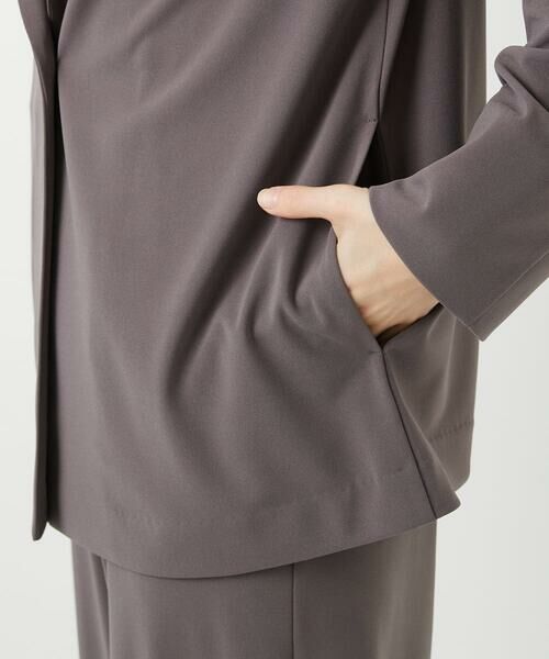 Maison de CINQ / メゾン ドゥ サンク テーラードジャケット | [セットアップ対応]ドライタッチジャージーテーラードジャケット | 詳細12