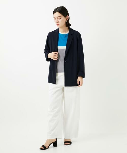 Maison de CINQ / メゾン ドゥ サンク テーラードジャケット | [セットアップ対応]ドライタッチジャージーテーラードジャケット | 詳細2