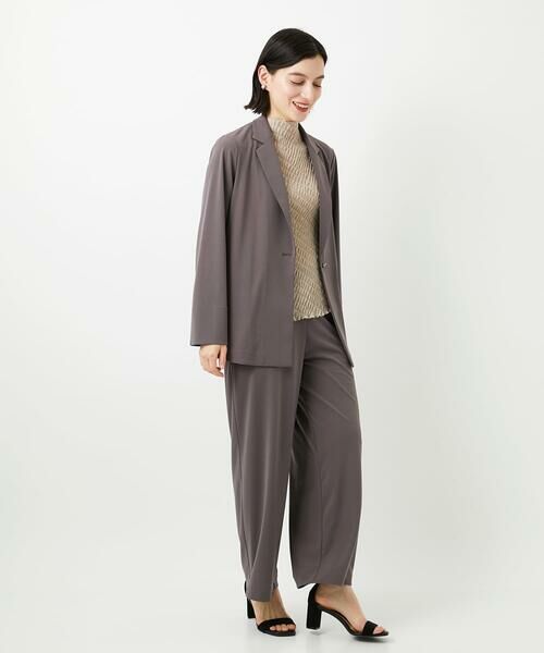 Maison de CINQ / メゾン ドゥ サンク テーラードジャケット | [セットアップ対応]ドライタッチジャージーテーラードジャケット | 詳細3