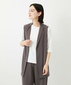 Maison de CINQ / メゾン ドゥ サンク ベスト | [セットアップ対応]ドライタッチジャージージレ