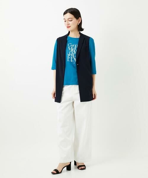 Maison de CINQ / メゾン ドゥ サンク ベスト | [セットアップ対応]ドライタッチジャージージレ | 詳細1