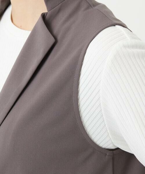 Maison de CINQ / メゾン ドゥ サンク ベスト | [セットアップ対応]ドライタッチジャージージレ | 詳細13