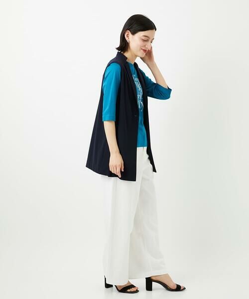 Maison de CINQ / メゾン ドゥ サンク ベスト | [セットアップ対応]ドライタッチジャージージレ | 詳細2