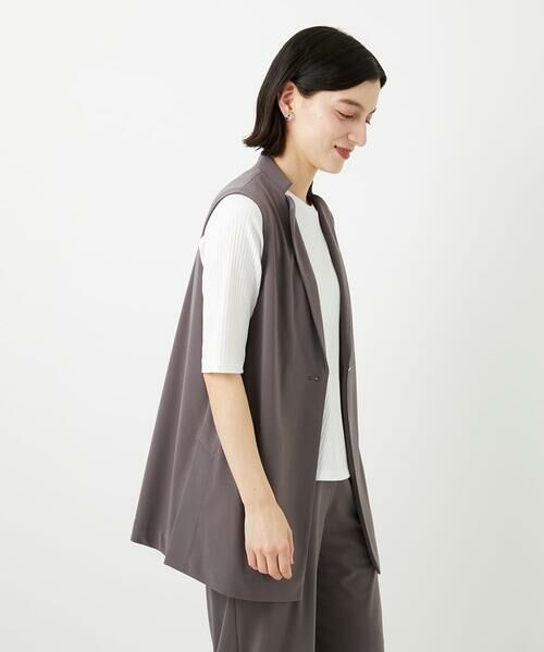 Maison de CINQ / メゾン ドゥ サンク ベスト | [セットアップ対応]ドライタッチジャージージレ | 詳細6