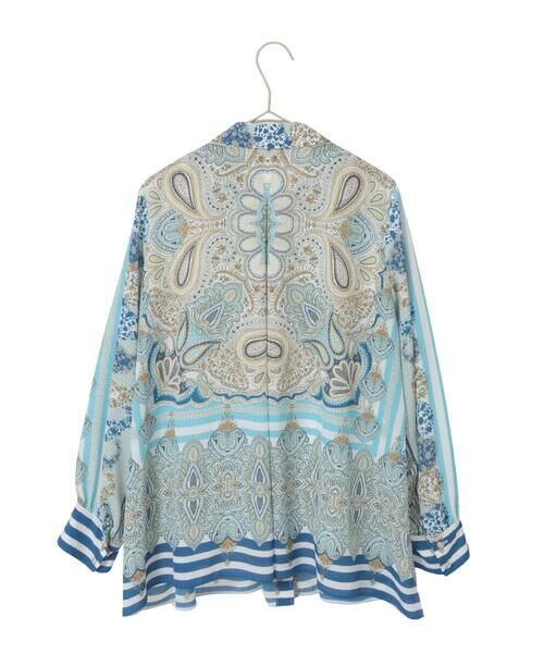 Maison de CINQ / メゾン ドゥ サンク シャツ・ブラウス | マリンブルーペーズリーブラウス | 詳細13