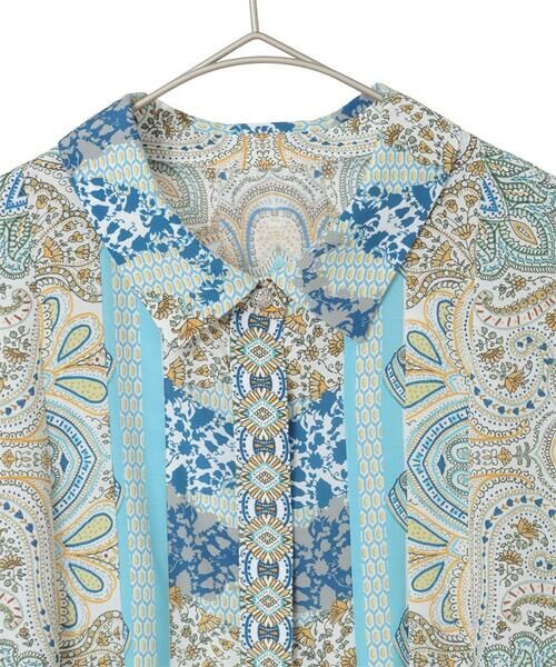 Maison de CINQ / メゾン ドゥ サンク シャツ・ブラウス | マリンブルーペーズリーブラウス | 詳細16