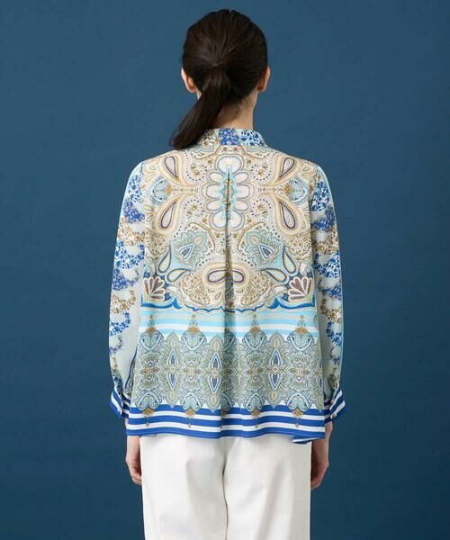 Maison de CINQ / メゾン ドゥ サンク シャツ・ブラウス | マリンブルーペーズリーブラウス | 詳細5