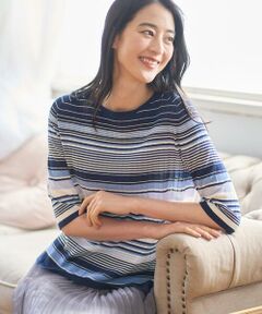 Maison de CINQ / メゾン ドゥ サンク ニット・セーター | マルチボーダーニットプルオーバー