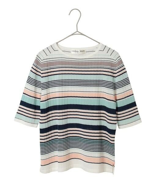 Maison de CINQ / メゾン ドゥ サンク ニット・セーター | マルチボーダーニットプルオーバー | 詳細16